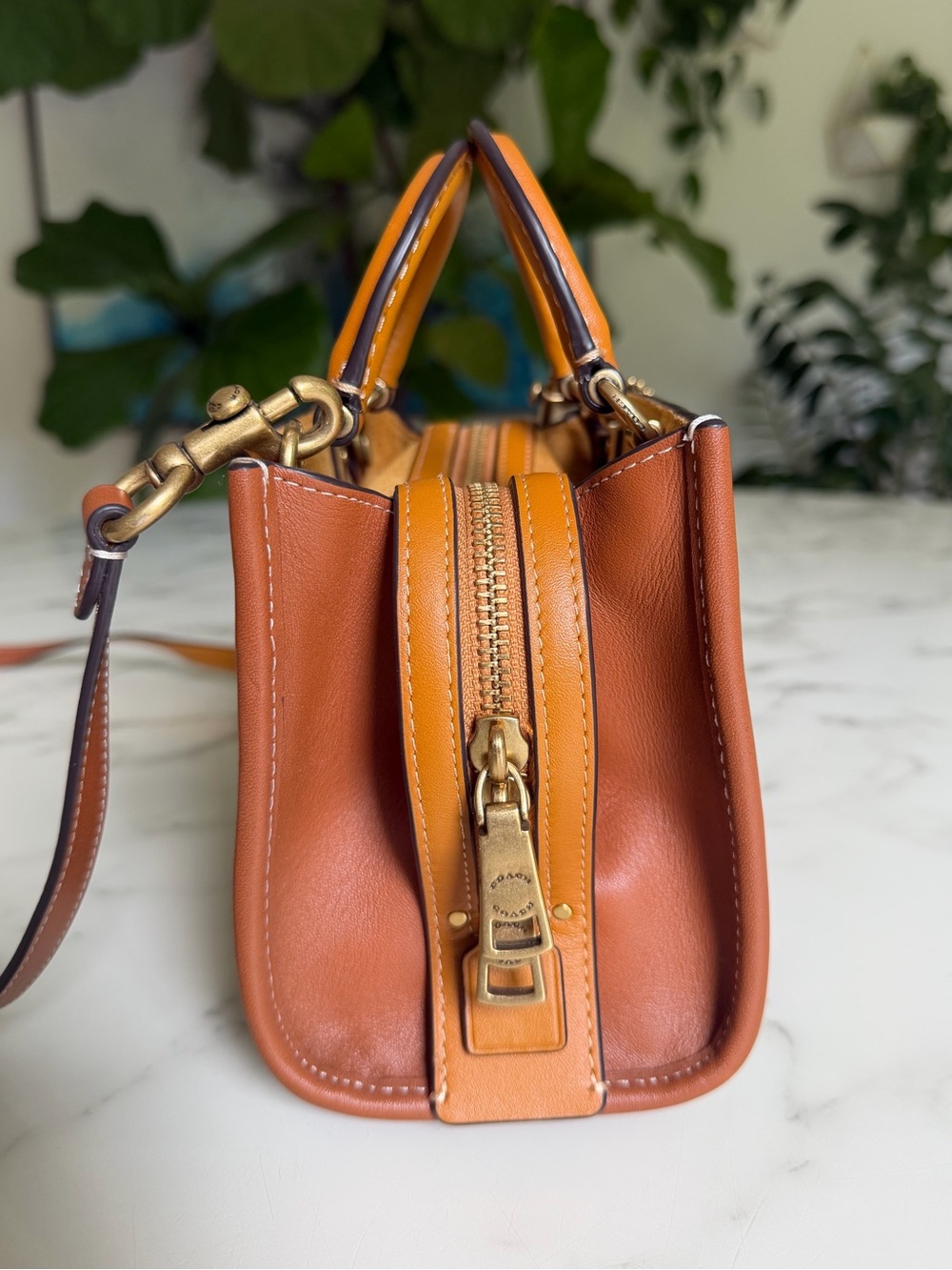 Coach Rogue 17 In Signature Textile Jacquard With Duck Motif C6164 Crossbody Bag - Picture 4 of 15
